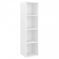 TV-Wandschrank Weiß 37x37x142,5 cm Holzwerkstoff