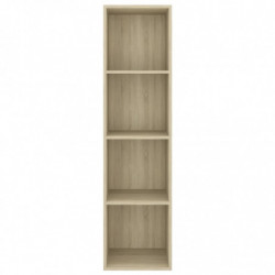 TV-Wandschrank Sonoma-Eiche 37x37x142,5 cm Spanplatte