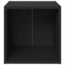 TV-Schränke 2 Stk. Schwarz 37x35x37 cm Spanplatte