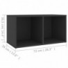 TV-Schrank Grau 72x35x36,5 cm Spanplatte