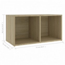 TV-Schrank Sonoma-Eiche 72x35x36,5 cm Spanplatte