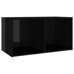 TV-Schrank Hochglanz-Schwarz 72x35x36,5 cm Spanplatte