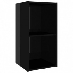 TV-Schrank Hochglanz-Schwarz 72x35x36,5 cm Spanplatte