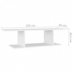 TV-Wandschrank Weiß 103x30x26,5 cm