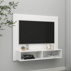 TV-Wandschrank Weiß 102x23,5x90 cm Holzwerkstoff
