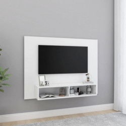 TV-Wandschrank Weiß 120x23,5x90 cm Spanplatte