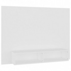 TV-Wandschrank Weiß 120x23,5x90 cm Spanplatte