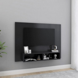 TV-Wandschrank Grau 120x23,5x90 cm Spanplatte