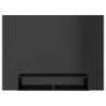 TV-Wandschrank Hochglanz-Schwarz 135x23,5x90 cm Spanplatte