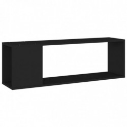 TV-Schrank Schwarz 100x24x32 cm Spanplatte