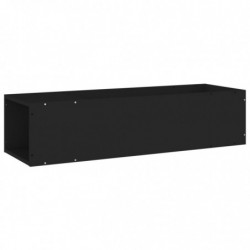 TV-Schrank Schwarz 100x24x32 cm Spanplatte