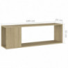 TV-Schrank Sonoma-Eiche 100x24x32 cm Spanplatte