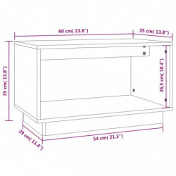 TV-Schrank 60x35x35 cm Massivholz Kiefer