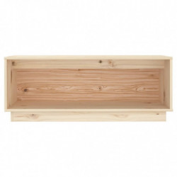 TV-Schrank 90x35x35 cm Massivholz Kiefer