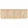 TV-Schrank 110x34x40 cm Massivholz Kiefer