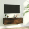 TV-Wandschrank Räuchereiche 100x30x30 cm Holzwerkstoff