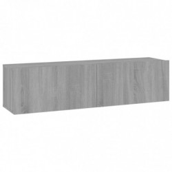 TV-Wandschrank Grau Sonoma 120x30x30 cm Holzwerkstoff