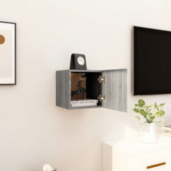 TV-Wandschrank Grau Sonoma 30,5x30x30 cm