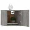 TV-Wandschrank 2 Stk. Grau Sonoma 30,5x30x30 cm