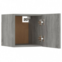 TV-Wandschrank 4 Stk. Grau Sonoma 30,5x30x30 cm