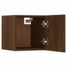 TV-Wandschrank Braun Eiche 30,5x30x30 cm