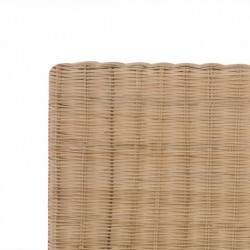 Bettrahmen Handgewebt Echtes Rattan 140×200 cm