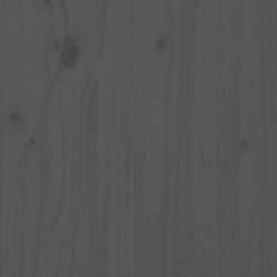 Massivholzbett Kiefer 140x190 cm Grau