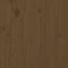 Massivholzbett Kiefer 90x200 cm Honigbraun