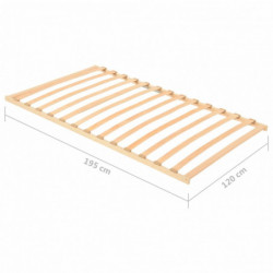 Lattenrost mit 13 Latten 120x200 cm