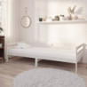 Tagesbett Weiß Kiefer Massivholz 90x200 cm