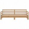 Tagesbett Ausziehbar Honigbraun Massivholz Kiefer 2x(90x200) cm