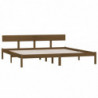 Massivholzbett Honigbraun Kiefer 180x200 cm UK Super King