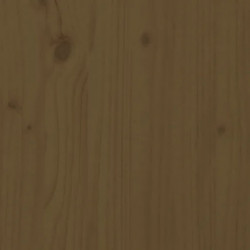 Massivholzbett Kiefer 100x200 cm Honigbraun