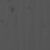 Massivholzbett Kiefer 160x200 cm Grau