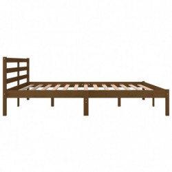 Massivholzbett Kiefer 180x200cm Honigbraun 6FT Super King
