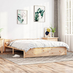 Massivholzbett 150x200 cm 5FT King Size