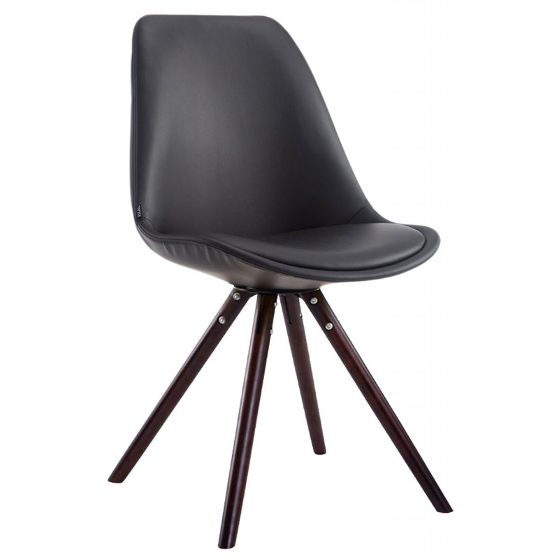 Besucherstuhl Laval Cappuccino Rund