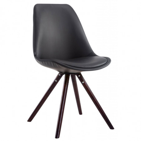 Besucherstuhl Laval Cappuccino Rund
