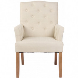 2er Set Stuhl Sugar Stoff antik-hell
