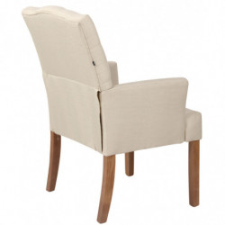 2er Set Stuhl Sugar Stoff antik-hell