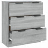 Sideboard Grau Sonoma 60x30x70 cm Holzwerkstoff