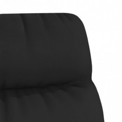 Relaxsessel Schwarz Echtleder