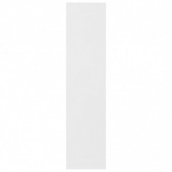 Bücherregal Weiß 50×25×106 cm Holzwerkstoff