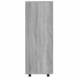 Kleiderschrank Grau Sonoma 80x40x110 cm Holzwerkstoff