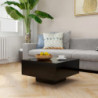 Couchtisch Schwarz 60x60x31,5 cm Spanplatte
