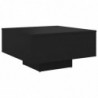 Couchtisch Schwarz 60x60x31,5 cm Spanplatte