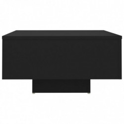 Couchtisch Schwarz 60x60x31,5 cm Spanplatte