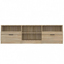 TV-Schrank Sonoma-Eiche 150x33,5x45 cm Holzwerkstoff