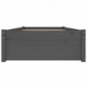 Bett mit Schubladen Grau 90x200 cm