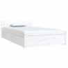Bett mit Schubladen Weiß 90x190 cm 3FT Single